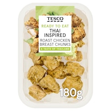 Tesco Thai Inspired Roast Chicken Breast Chunks 180g 