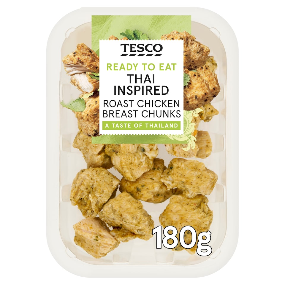 Tesco Thai Inspired Roast Chicken Breast Chunks 180g 