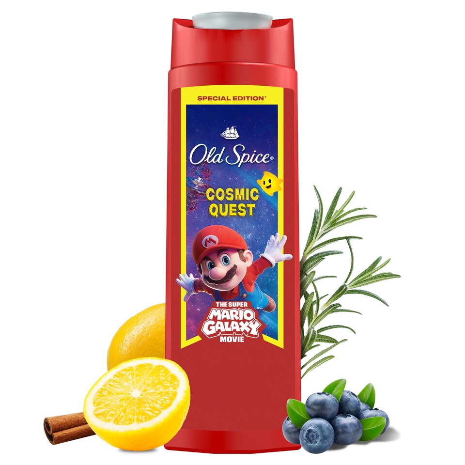 obrázok 1 z Old Spice Super Mario Special Edition 3 V 1 Sprchový Gél A Šampón 250 ml