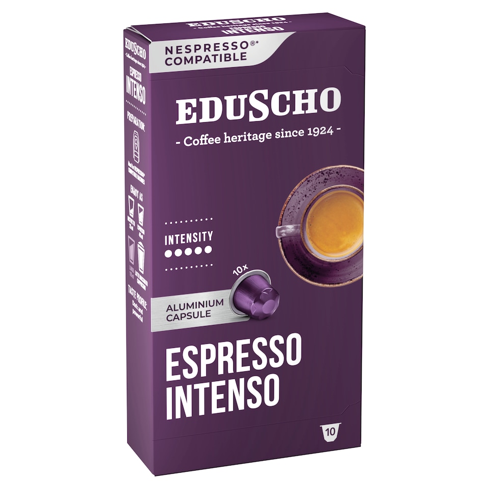 Eduscho Espresso Intenso kávékapszula 10 x 4,8 g (48 g)  1. kép