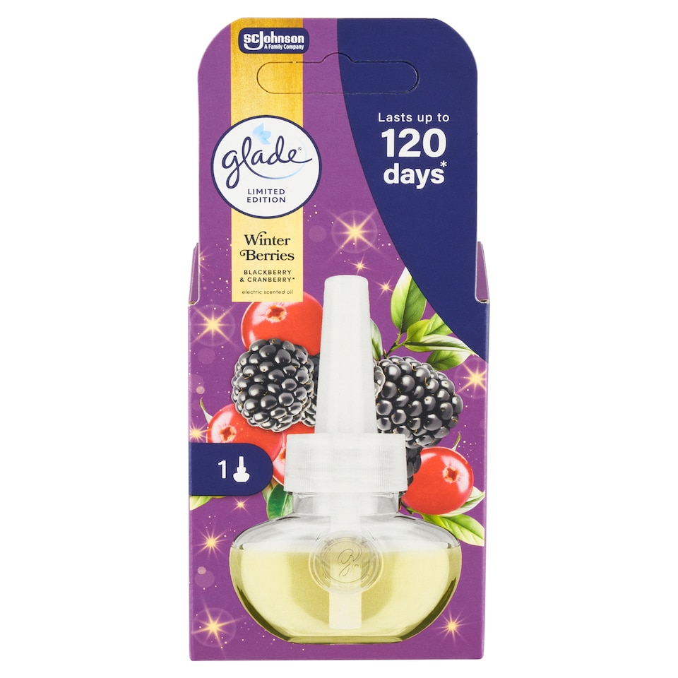 obrázok 1 z Glade Winter Berries elektrický tekutý osviežovač vzduchu náplň 20 ml
