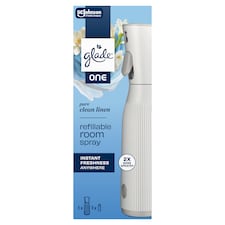 Glade ONE Refillable Room Spray Starter Kit, Pure Clean Linen, 1x13ml