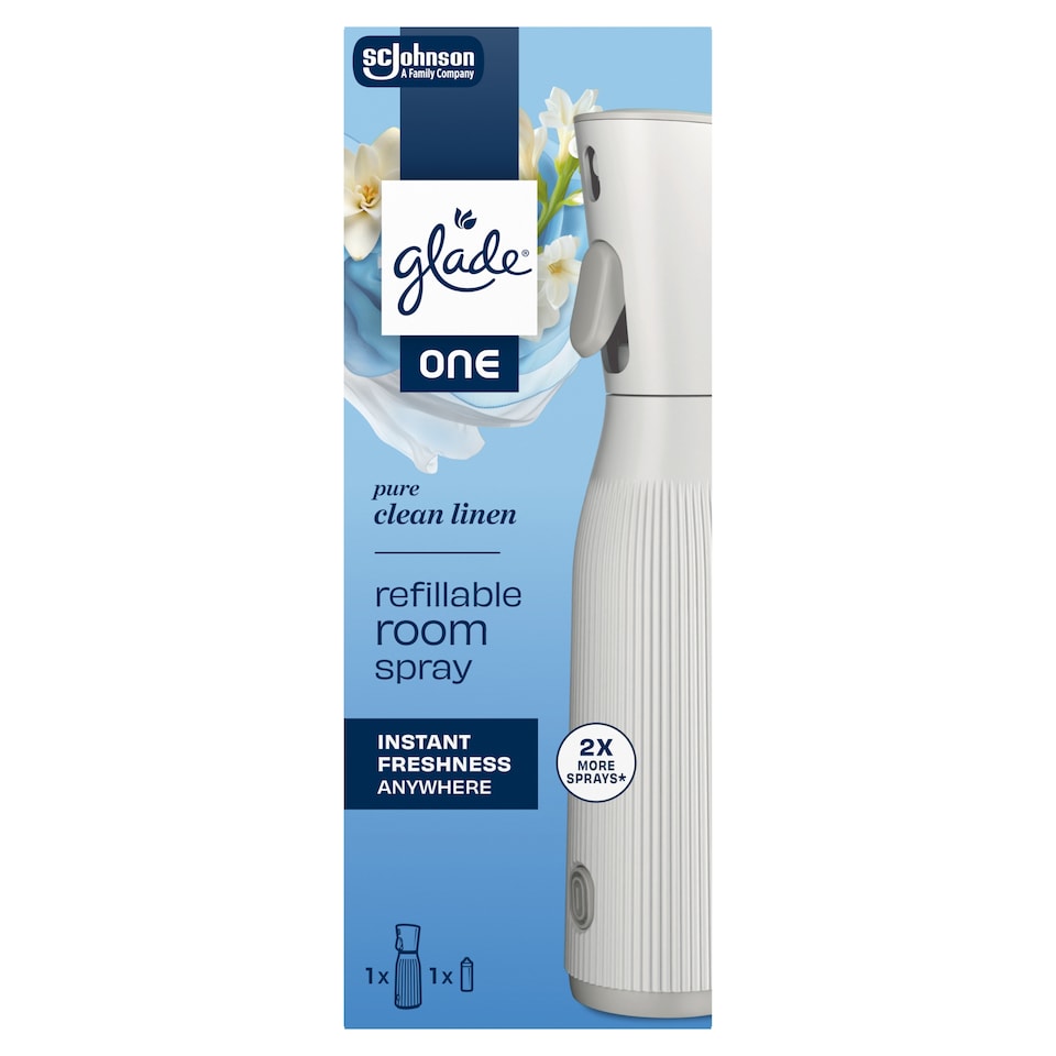 image 1 of Glade ONE Refillable Room Spray Pure Clean Linen 13ml