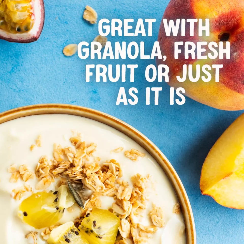 image 1 of Alpro Greek Style Peach Passionfruit Yoghurt 400g-