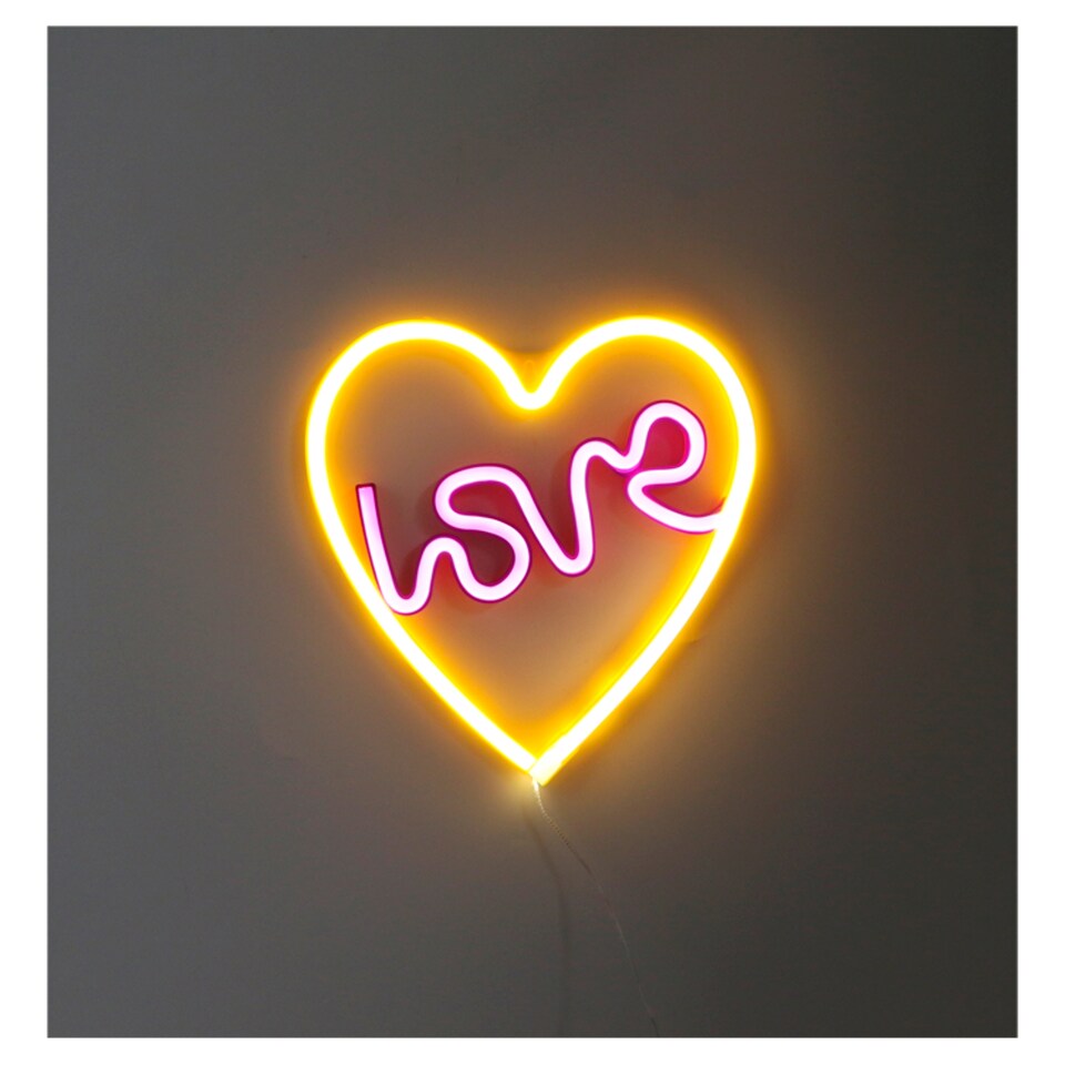 image 1 of Tesco Wall Light Love Heart
