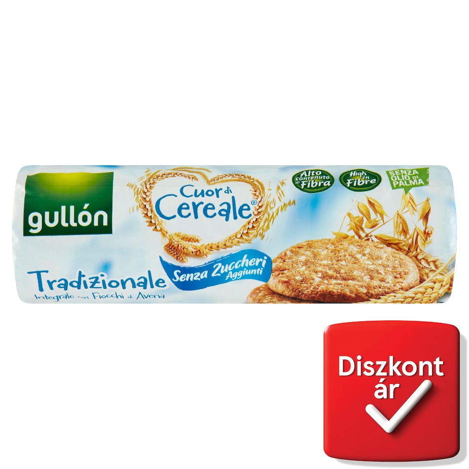 Gullón keksz édesítőszerrel hozzáadott cukor nélkül 280 g  1. kép