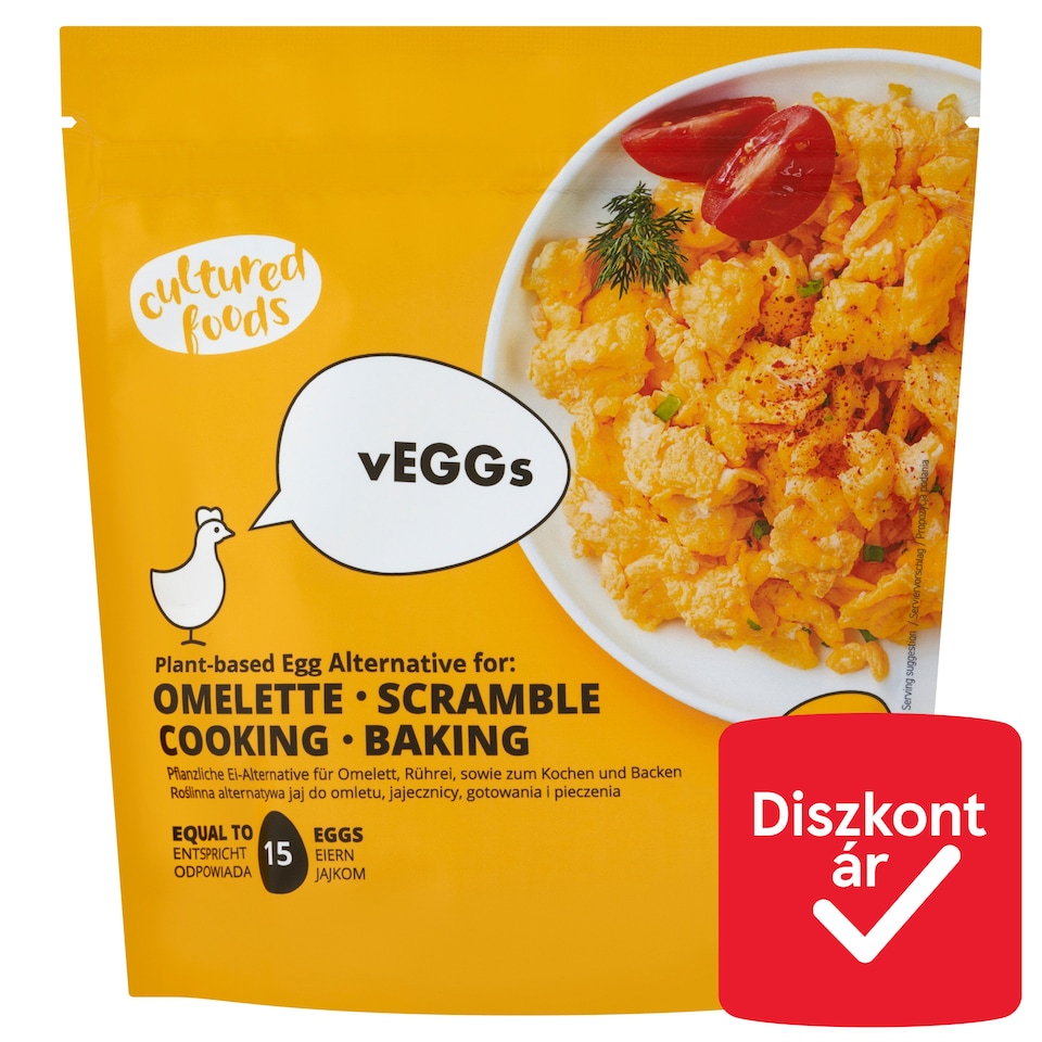 vEGGs Vegan Egg Substitute for Omlette, Scramble Cooking and Baking 180 g
