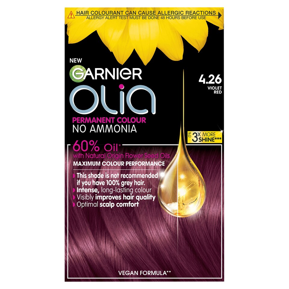 image 1 of Garnier Olia Bold Rose Violet Prmt Hair Dye