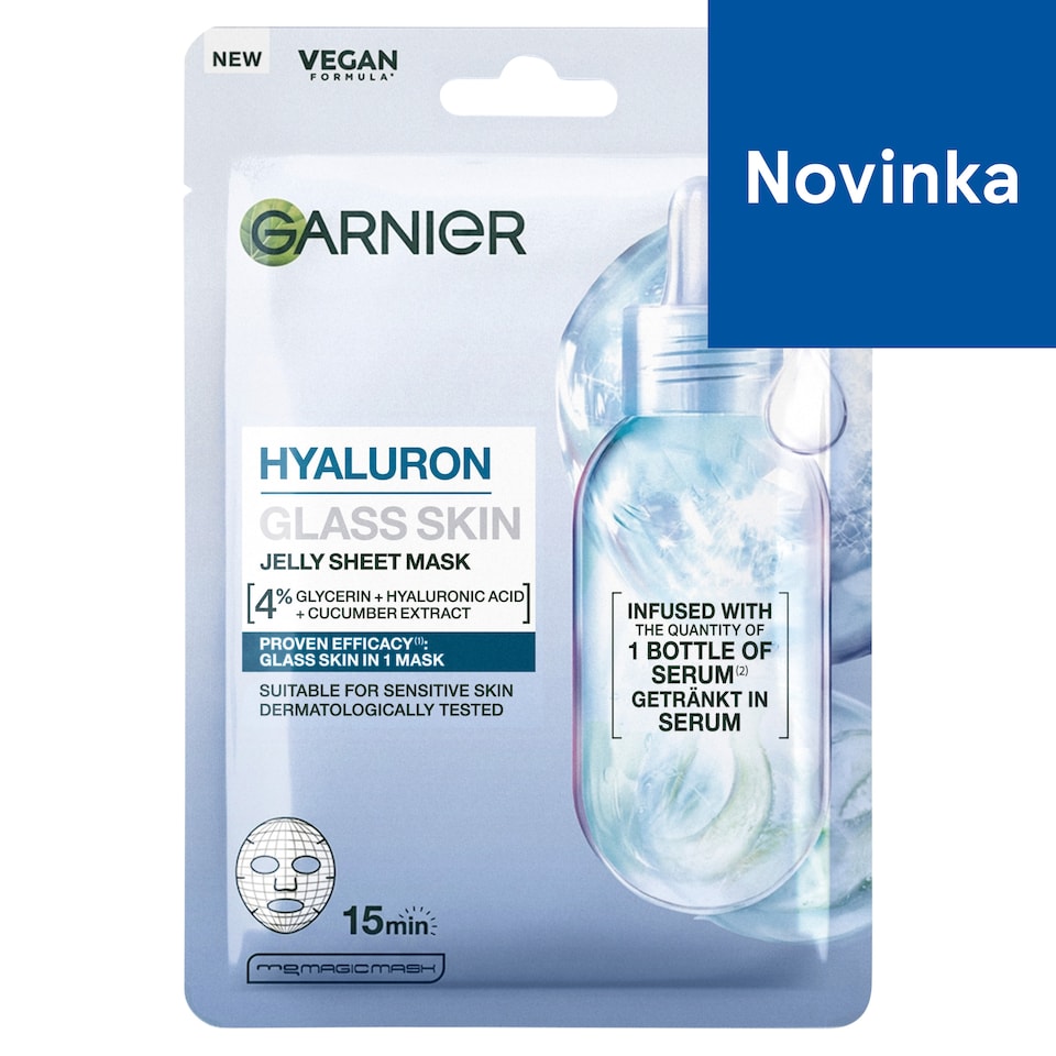 Garnier Hyaluron Glass Skin Jelly Mask 27 g
