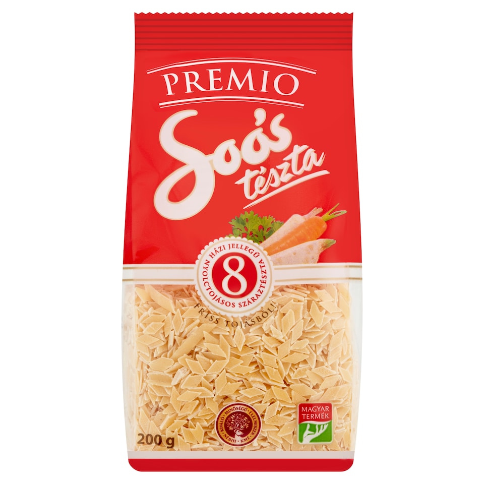 Soós Premio zab házi jellegű nyolctojásos száraztészta 200 g