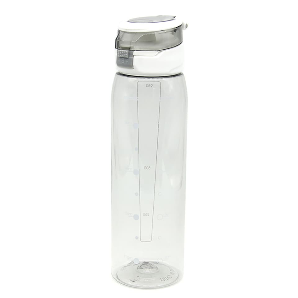 Tesco Grey Chugger Water Bottle 1L