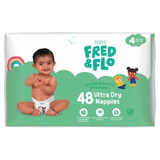 Fred & Flo 48 Ultra Dry Nappies Size 4