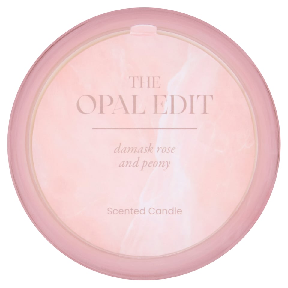 image 1 of  F&F Home Opal Edit Pink Damask Rose Candle 180g