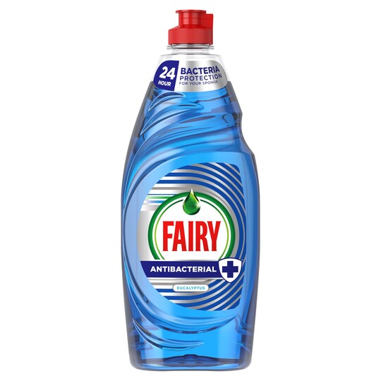 Fairy Antibacterial Eucalyptus Dishwashing Liquid 650Ml Tesco Groceries