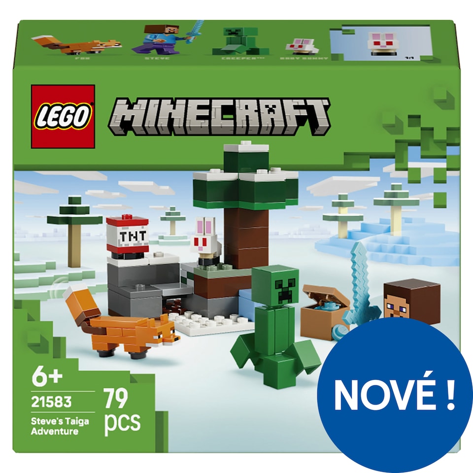 Obrázek 1 pro produkt LEGO Minecraft 21583 Steve a dobrodružství v tajze