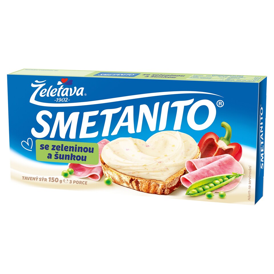 Smetanito with Vegetables and Ham 3 pcs 150g