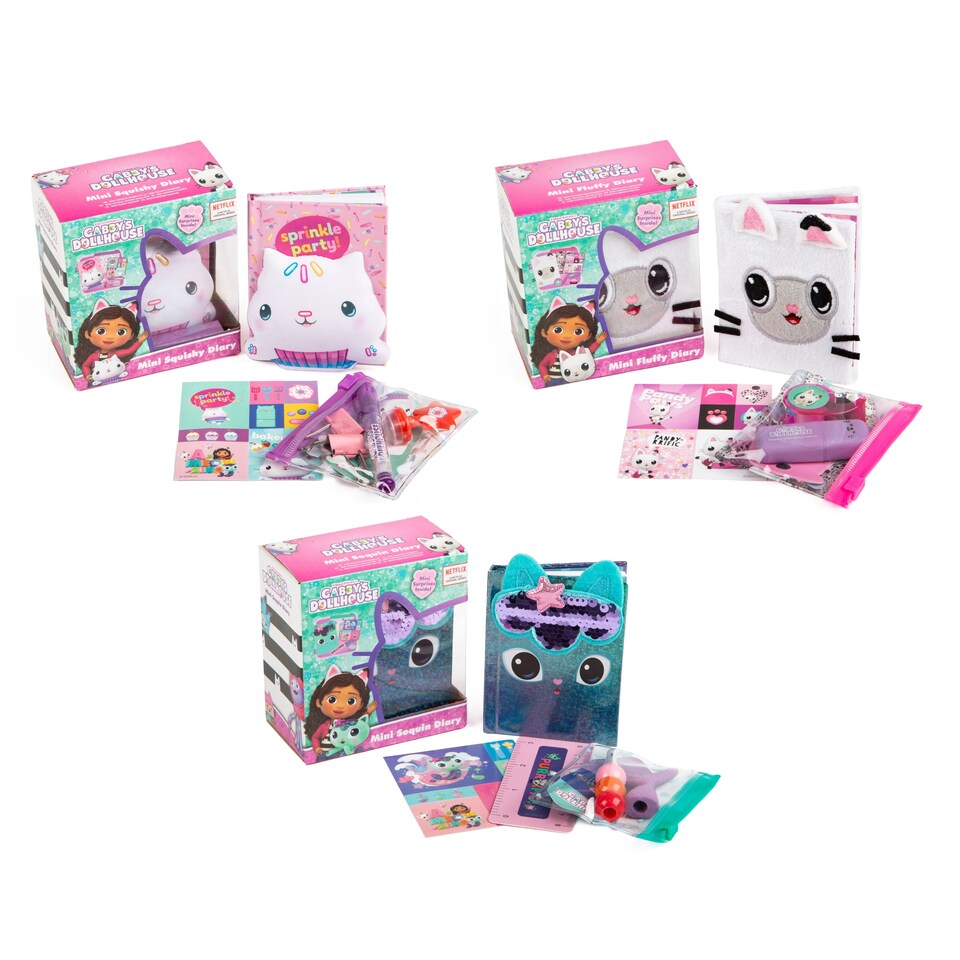 Gabbys Dollhouse Mini Diaries Assorted