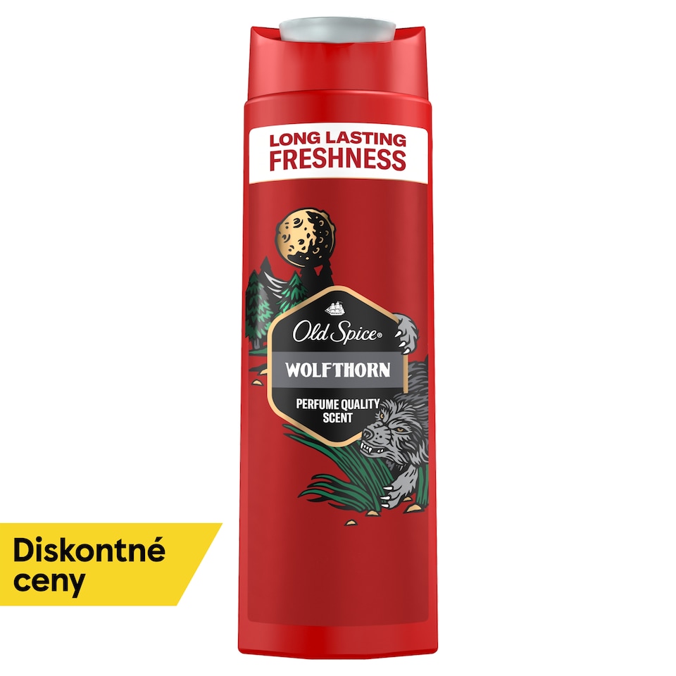 obrázok 1 z Old Spice Wolfthorn 3 V 1 Sprchový Gél A Šampón Pre Mužov 400ml