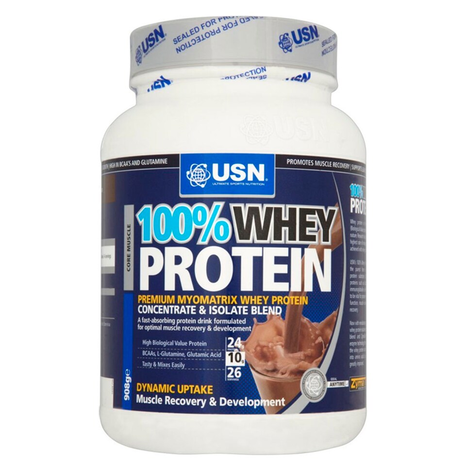 USN Core Series 100% Premium Whey Protein Powder - Chocolate 908g
