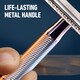 image 2 of King C Gillette Men's Double Edge Razor & 5 Razor Blade Refills