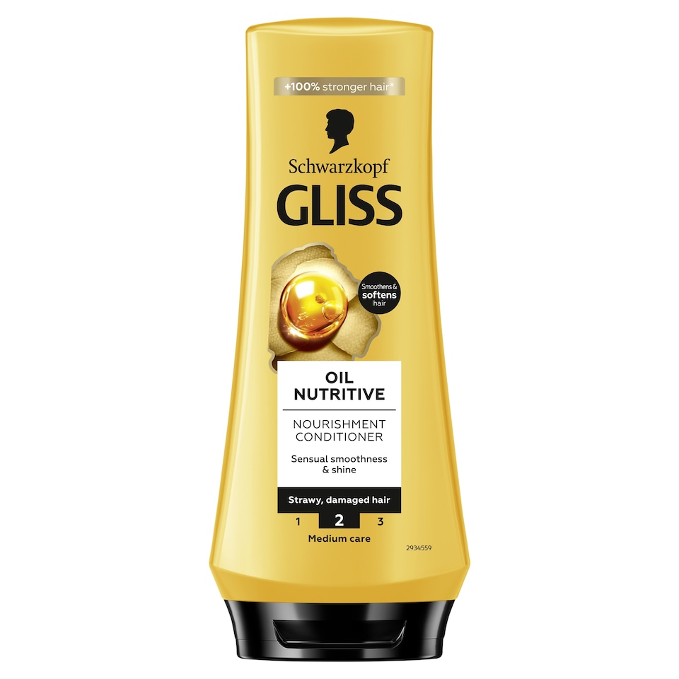 Gliss Tápláló Olaj hajbalzsam omega 9 olajsavval és marula olajjal 200 ml  1. kép