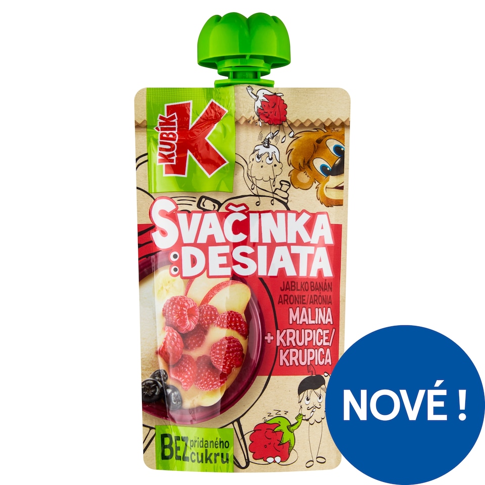 Kubík Snack Apple Banana Chokeberry Raspberry + Semolina 100g