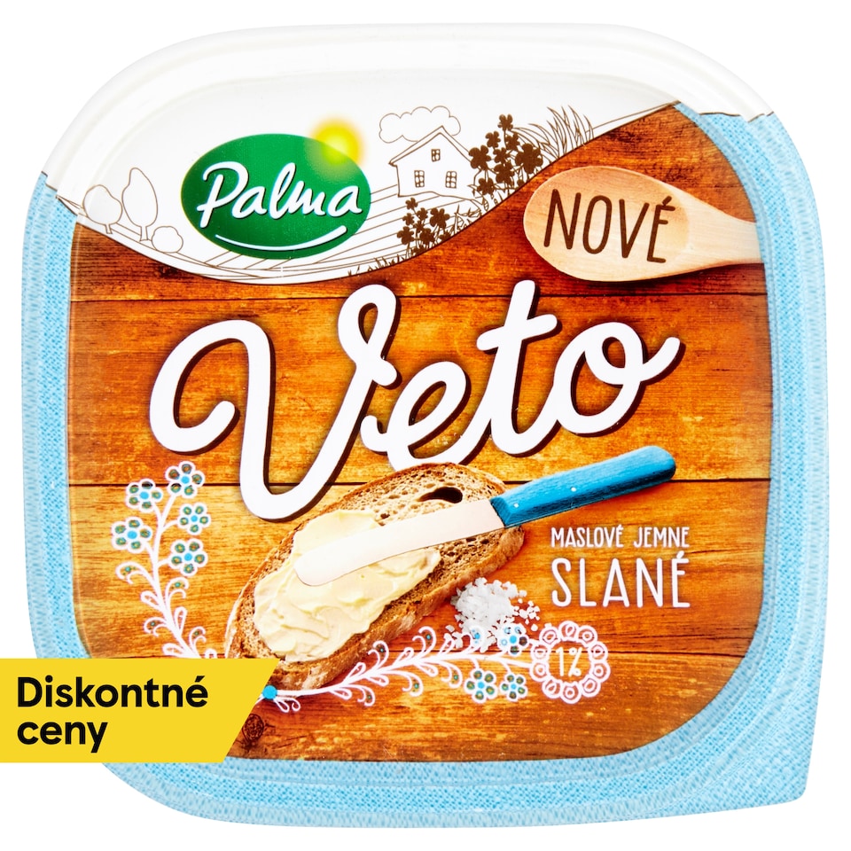 obrázok 1 z Palma Veto Maslové jemne slané 1% 450 g