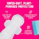 image 2 of Flo Bamboo Winged & Ultra Thin Night Pads x14