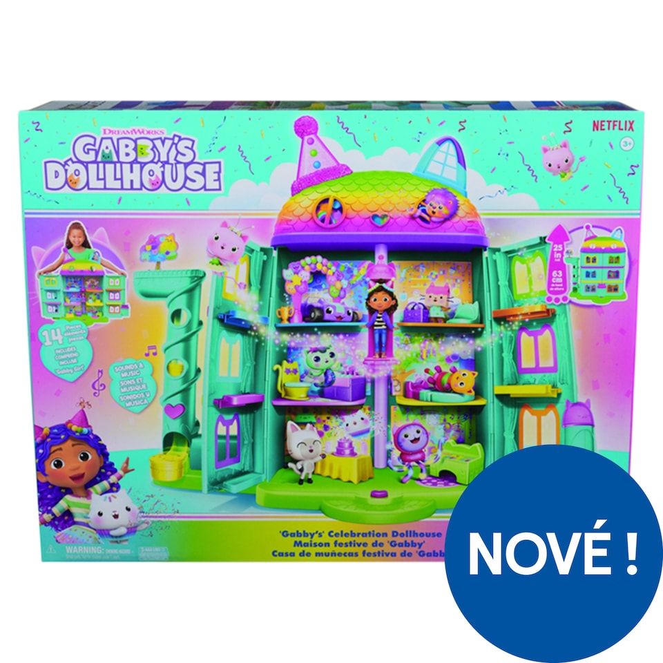 Obrázek 1 pro produkt Dreamworks Gabby's Dollhouse Gabby's Celebration domeček