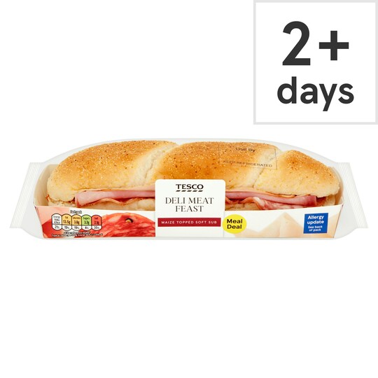 Tesco Deli Meat Feast Sub Tesco Groceries