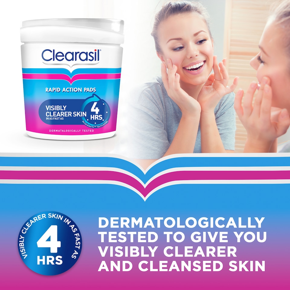 image 1 of Clearasil Ultra Rapid Action Pads