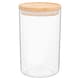 image 1 of Tesco Stacking Round Canister Bamboo Lid 0.95 L