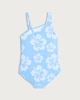 image 2 of Disney Stitch One Shoulder Swimsuit in Blue