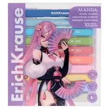 Erich Krause Manga Acrylic Markers 10 pcs
