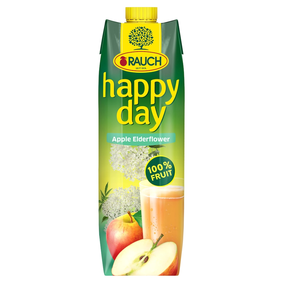 Rauch Happy Day Jablkový nápoj s extraktom z bazového kvetu 1 l