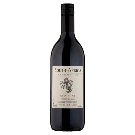 Tesco South African Red 75Cl Tesco Groceries