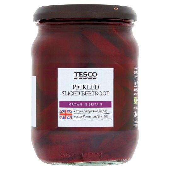 Tesco Pickled Sliced Beetroot 340G Tesco Groceries