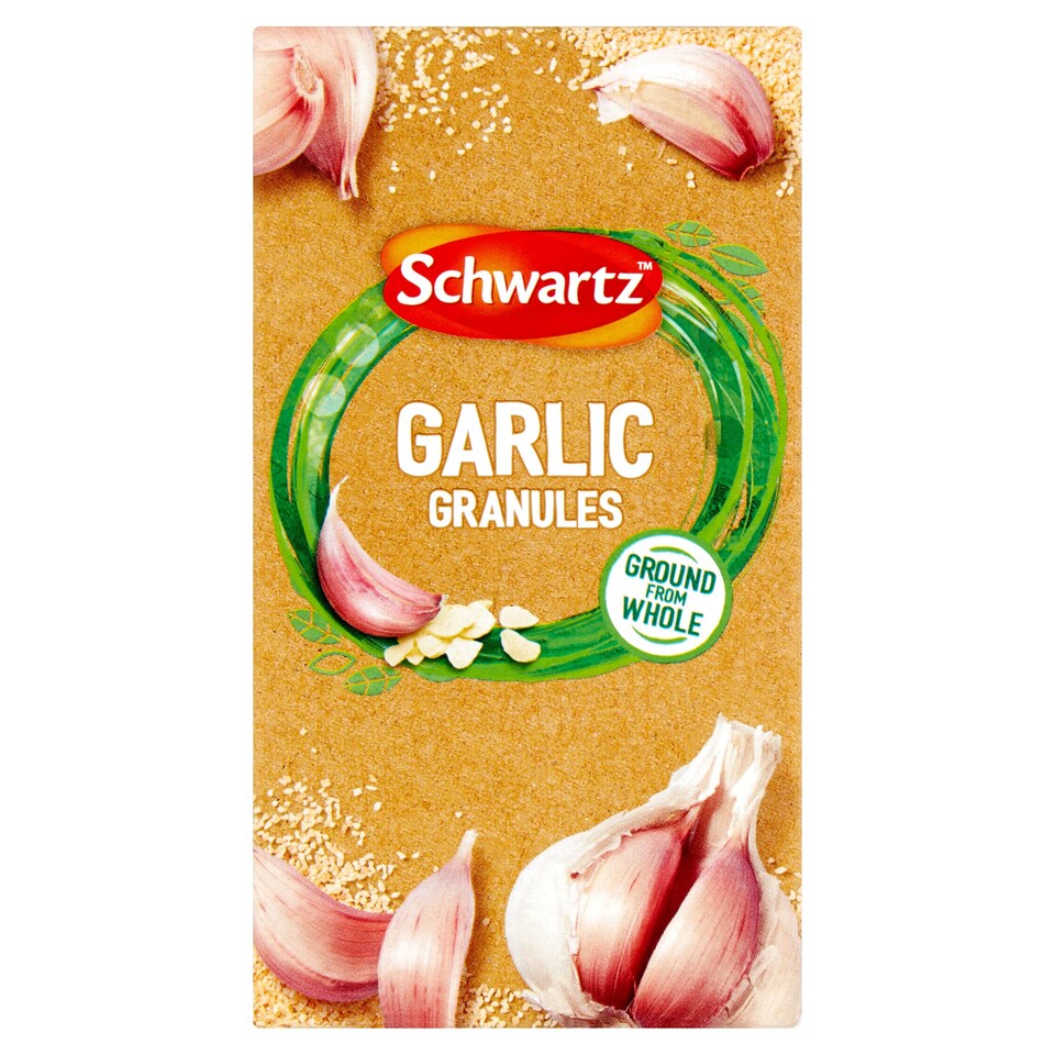 Schwartz Garlic Granules Refill 47G Tesco Groceries