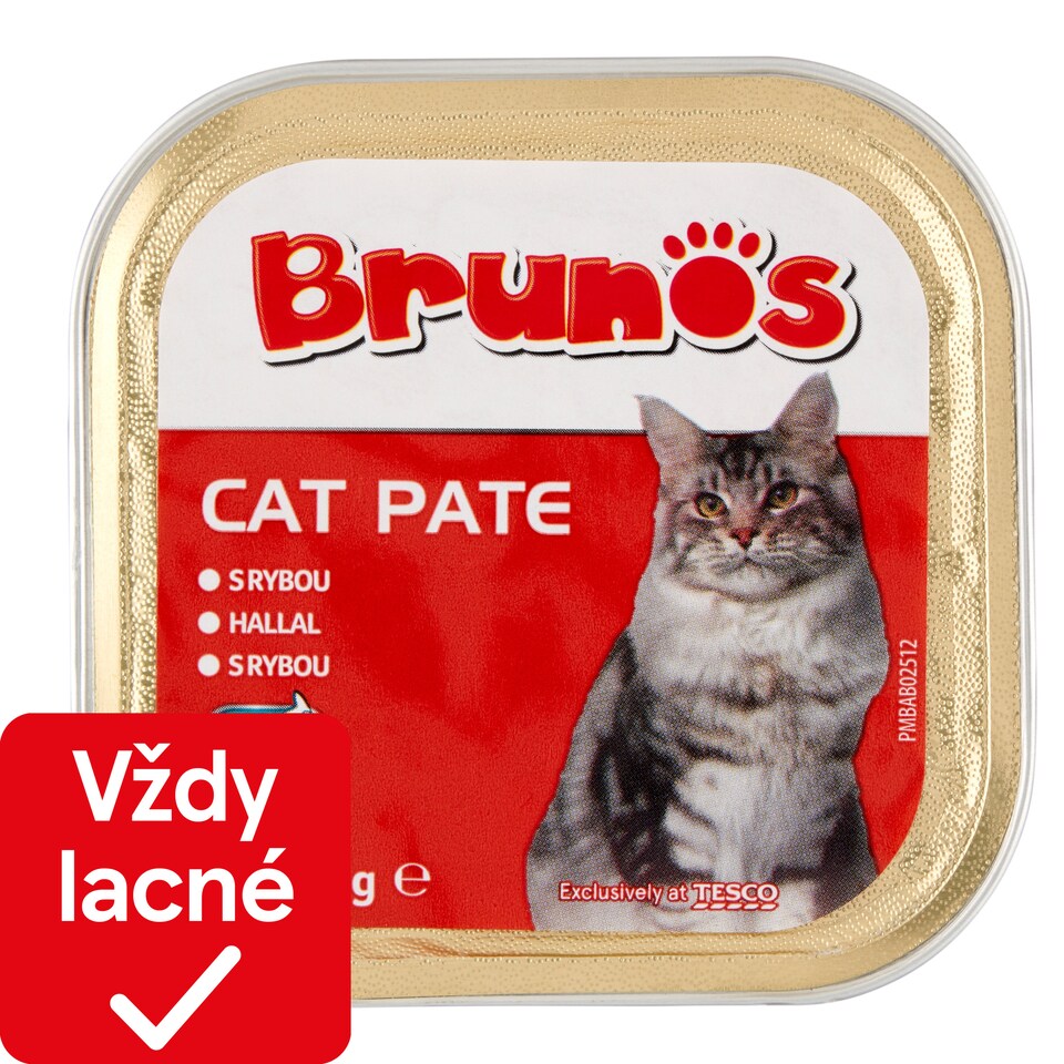 Brunos Cat Pate with Fish 100 g