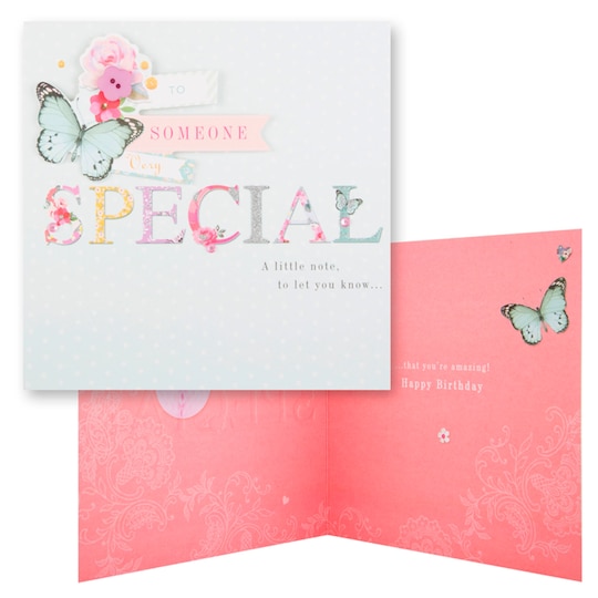 Hallmark Birthday Card Someone Very Special Tesco Groceries
