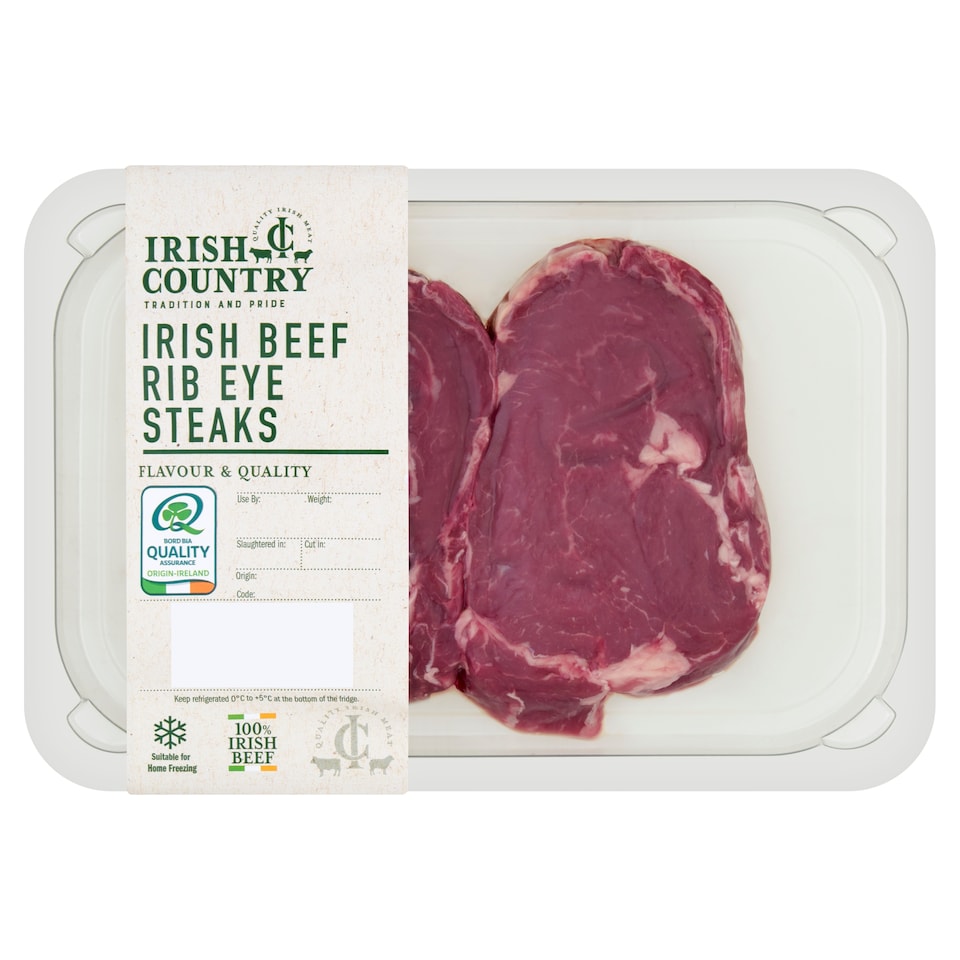 IRISH COUNTRY BEEF RIBEYE STEAK 400g