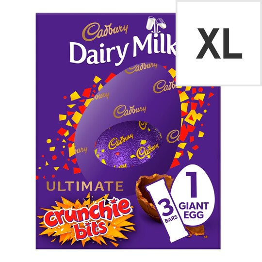 Cadbury Dairy Milk Ultimate Crunchie Bits Easter Egg 542G Tesco Groceries