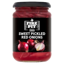 Tesco Fire Pit Sweet Pickled Red Onions 340G