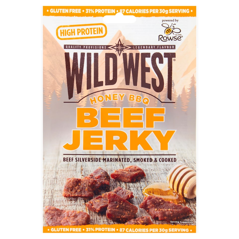 Wild West Honey BBQ Beef Jerky 60g