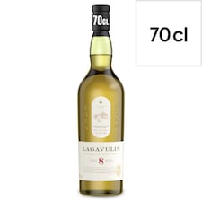 Lagavulin 8 Year Single Malt Whisky Bottle 48% Vol 70cl
