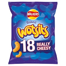 Walkers Wotsits Cheesy Snacks 18 X 16.5G