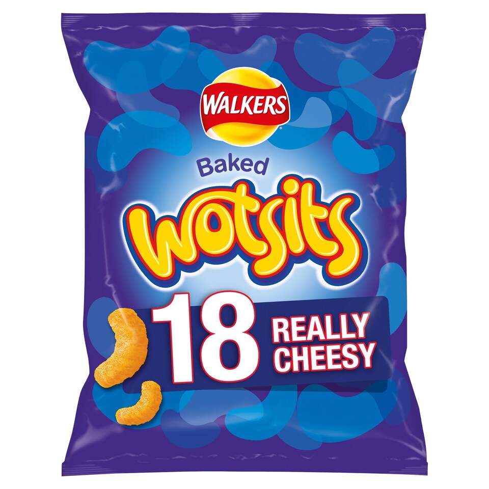 image 1 of Walkers Wotsits Cheesy Snacks 18 X 16.5G