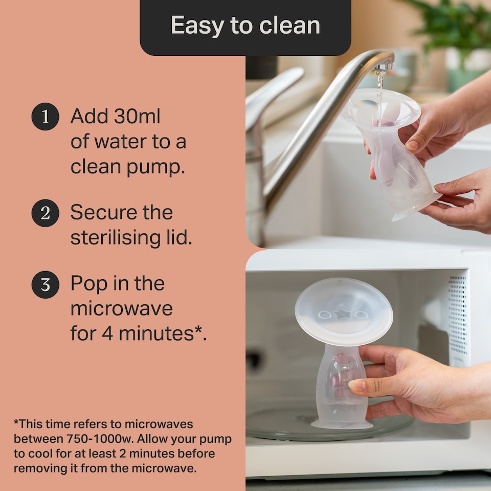image 1 of Tommee Tippee Silicone Manual Breast Pump