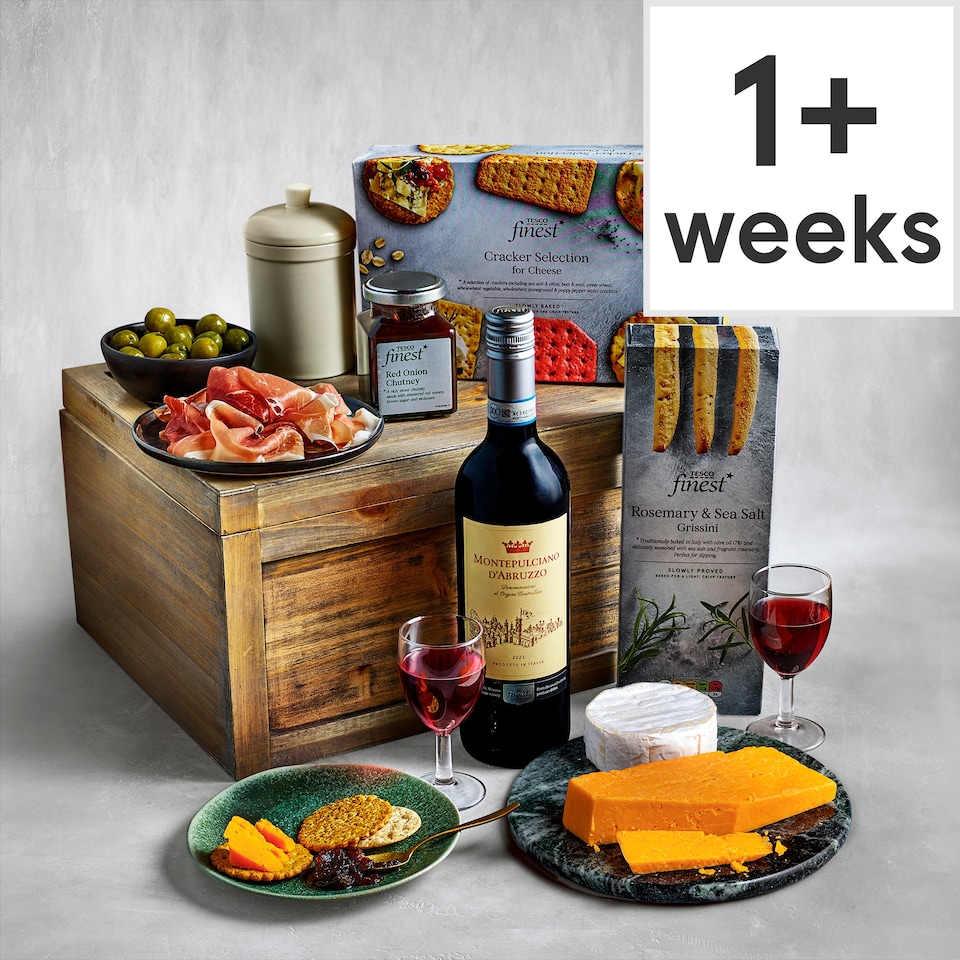 105. Tesco Finest Cheese & Charcuterie Hamper