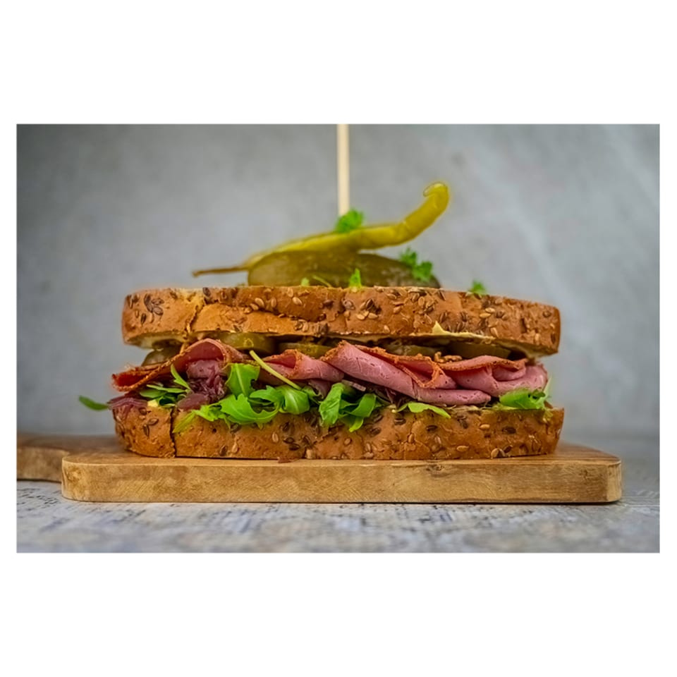 image 1 of Tesco British Pastrami Slices 100g